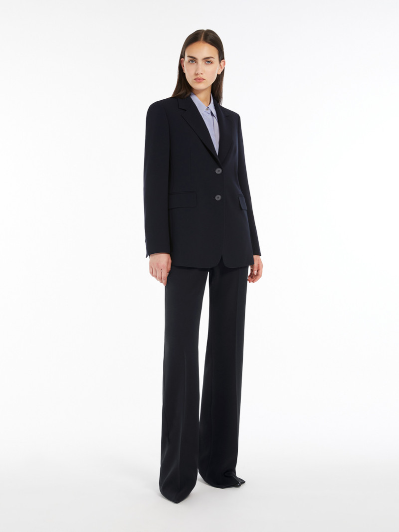 Max Mara LINZ Single-breasted cady blazer outlook