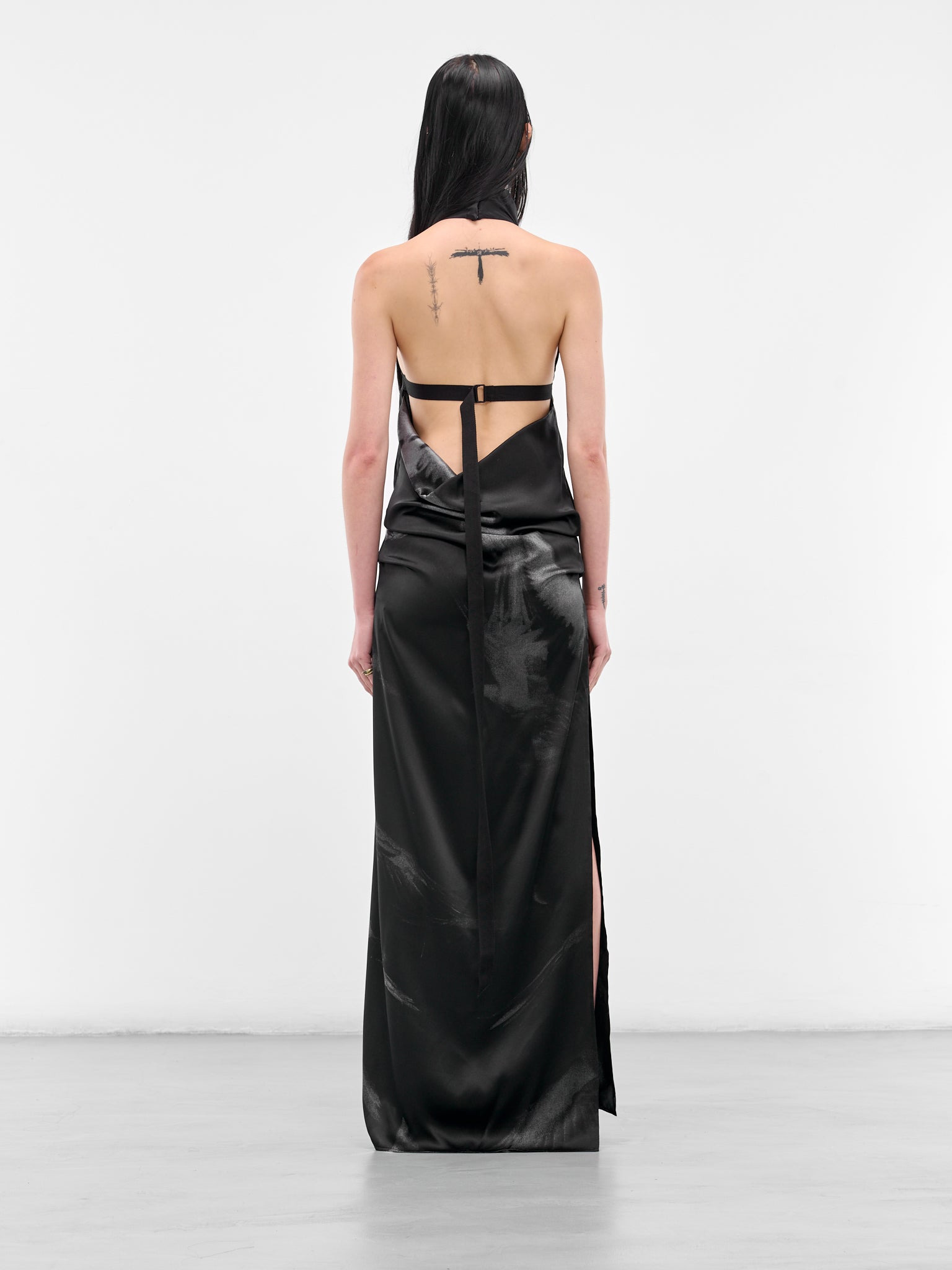Rut Highneck Open Back Dress - 3