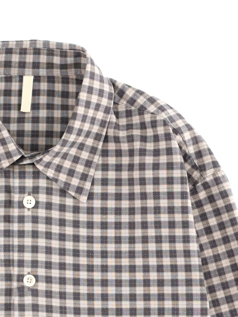 SUNFLOWER checked shirt outlook