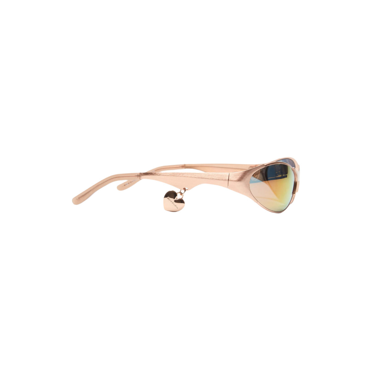 METAL FRAME CHARM SUNGLASSES (ROSE COPPER) - 2