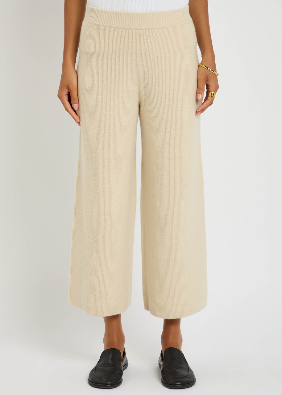Joseph Ribbed Knit Culotte Trousers - 2