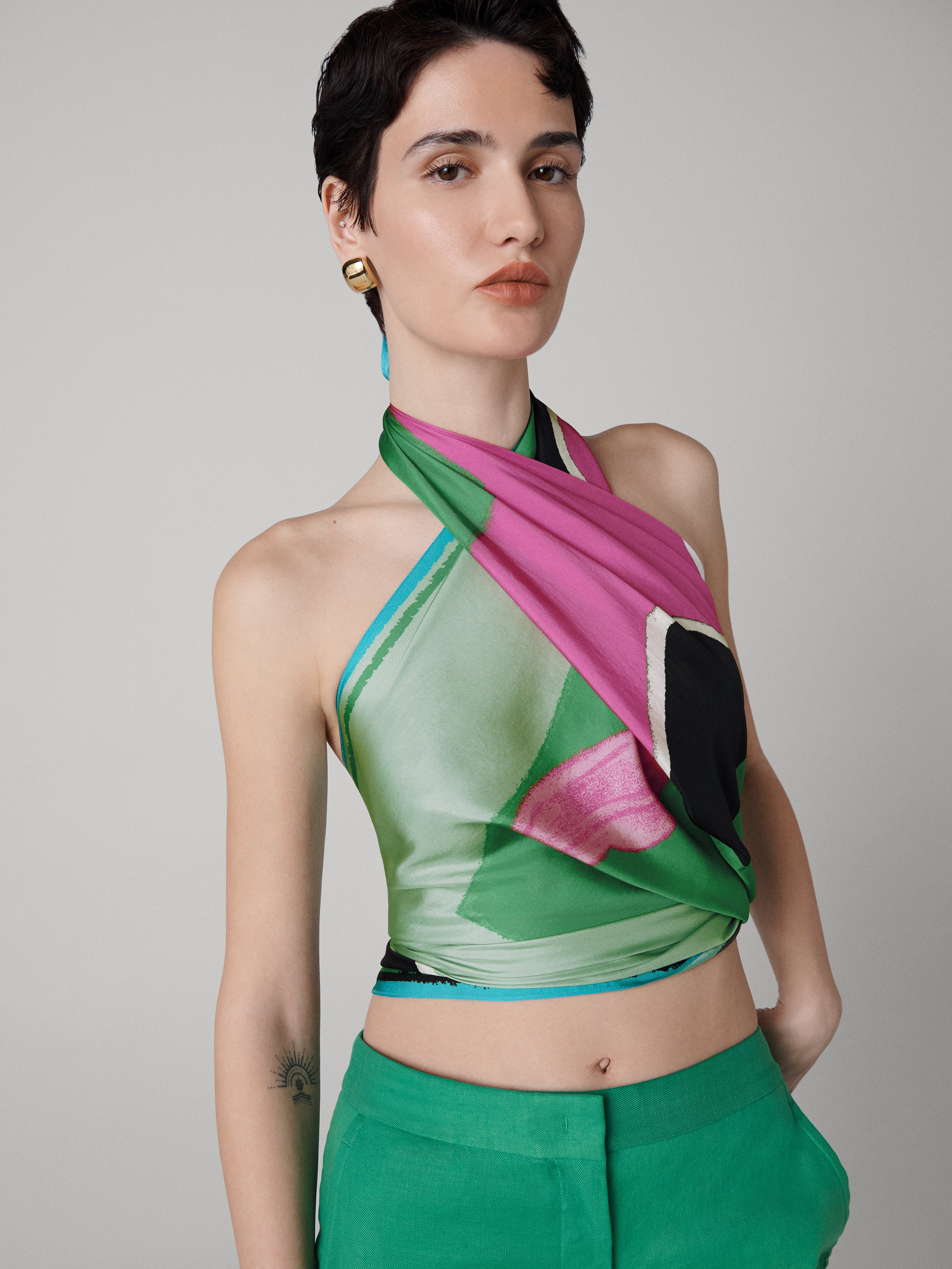 Flag Silk Scarf - 6