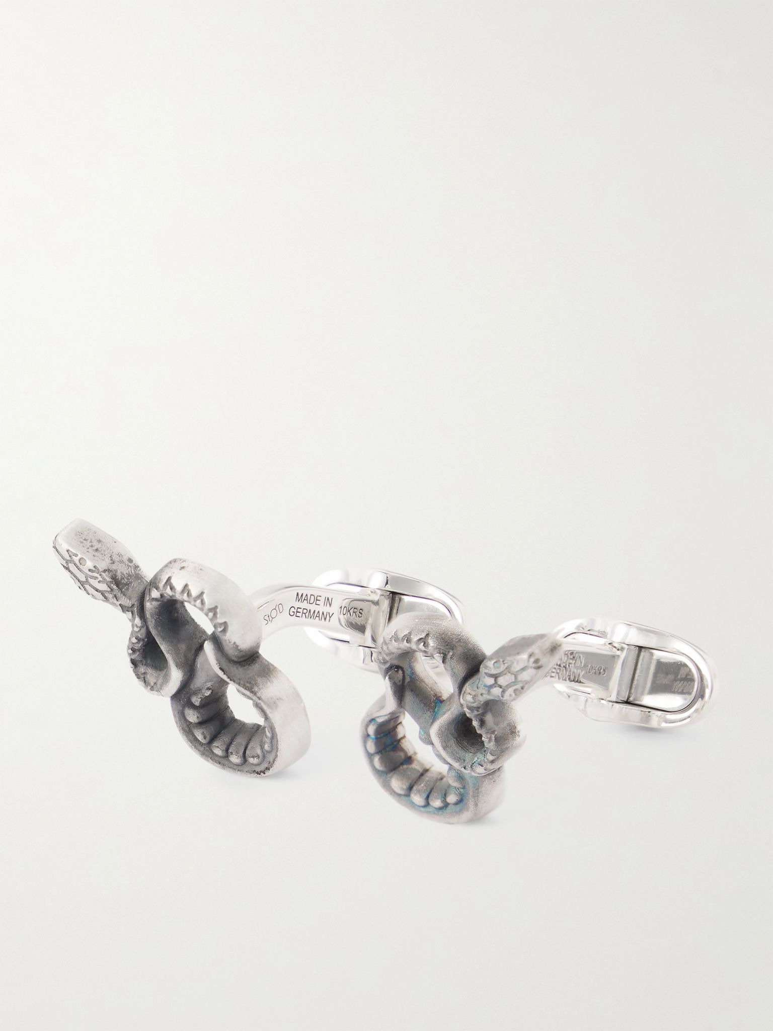 The Legend Of The Zodiac Stainless Steel Cufflinks Silver - 1