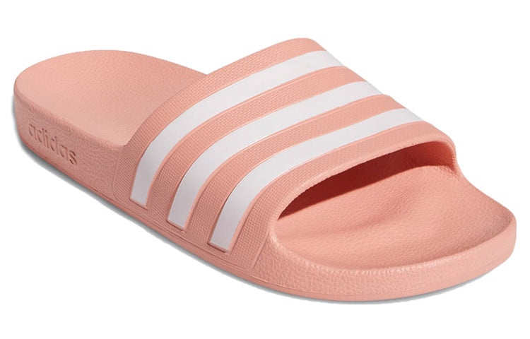 (WMNS) adidas Adilette Aqua 'Light Pink White' G28714 - 3