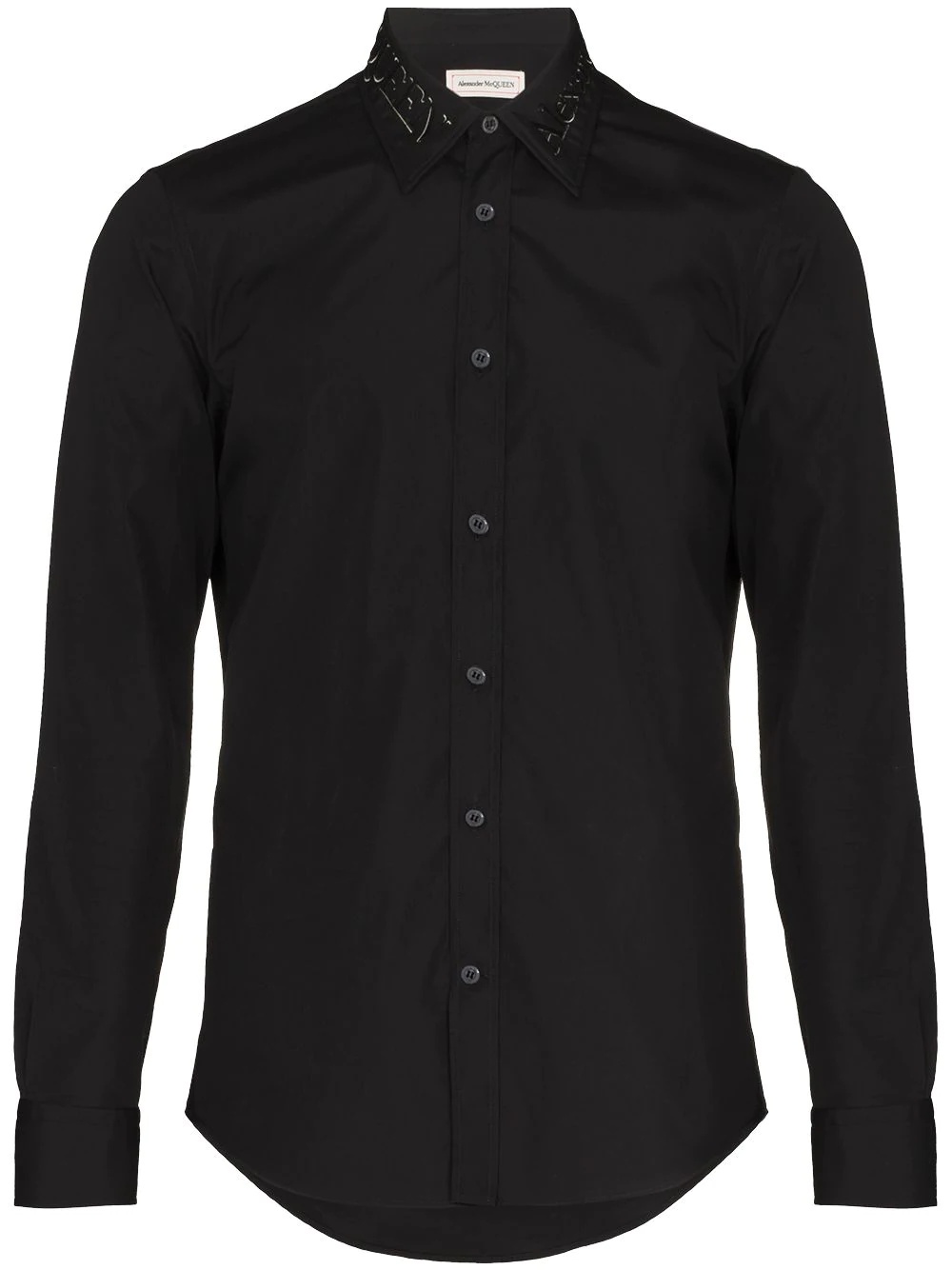 logo collar shirt - 1