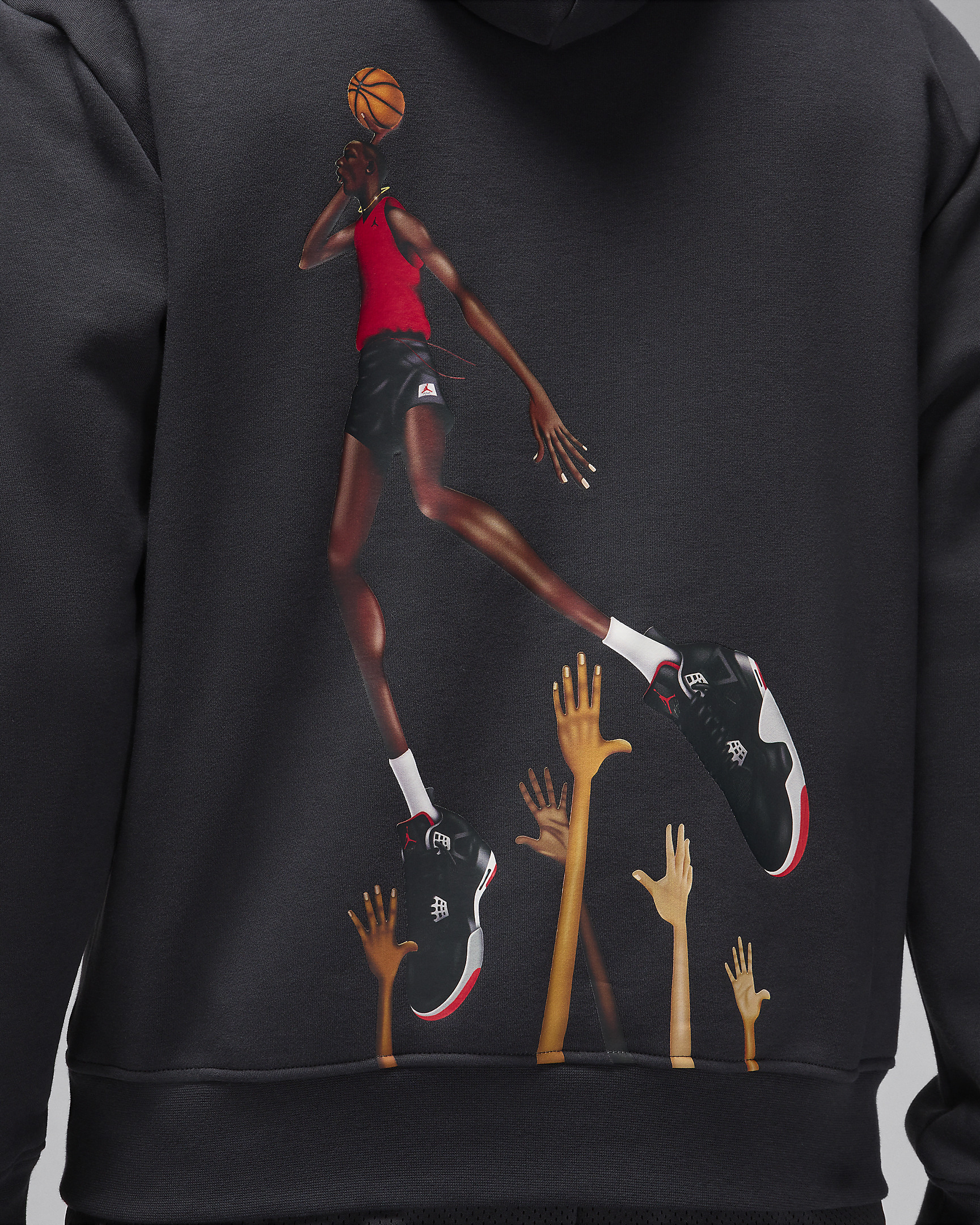Men's Jordan Artist Series By Darien Birks Fleece Hoodie - 4