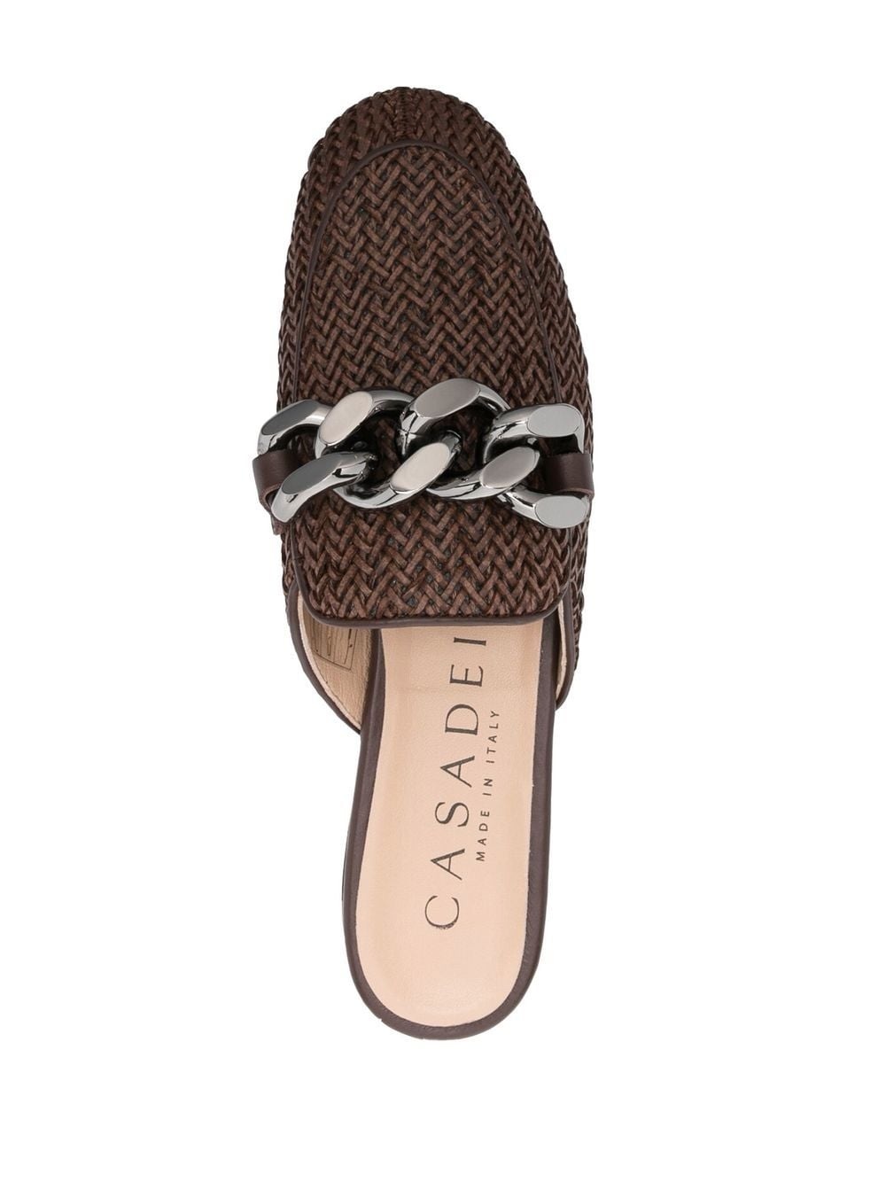 chain-detail slip-on mules - 4