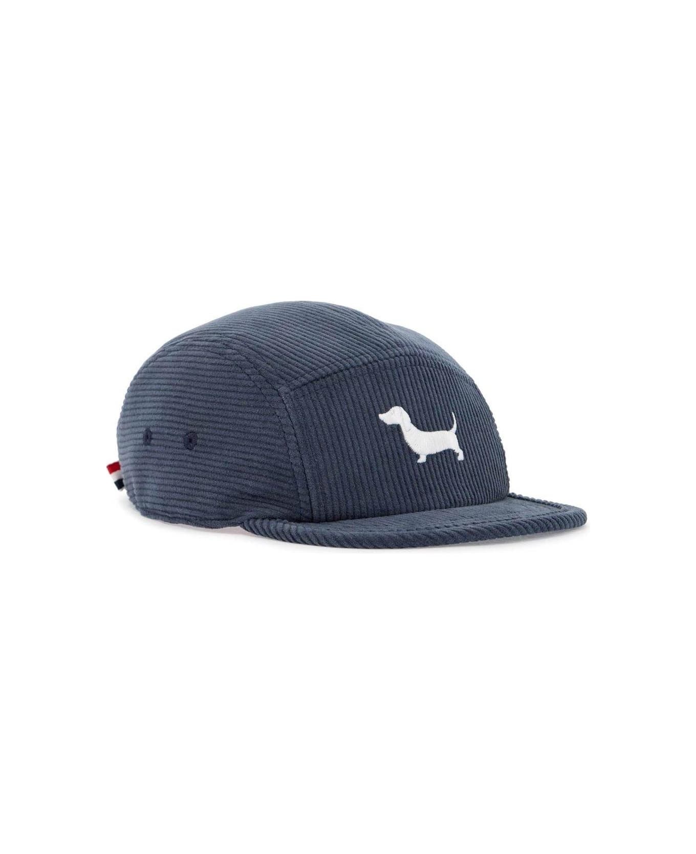 Hector Embroidered Corduroy Baseball Cap - 3