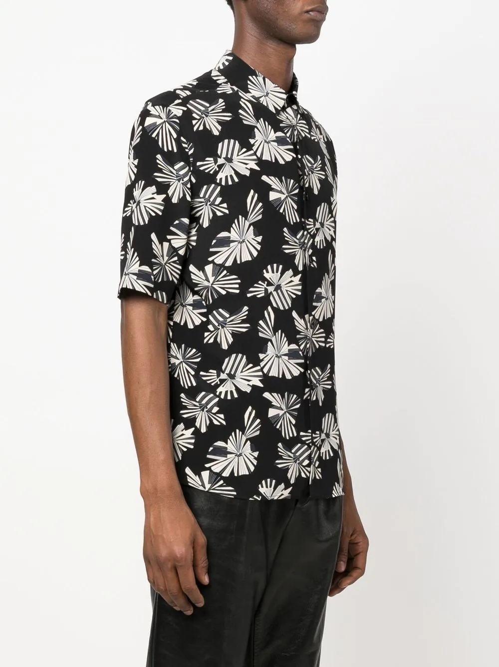 graphic-print short-sleeve shirt - 3