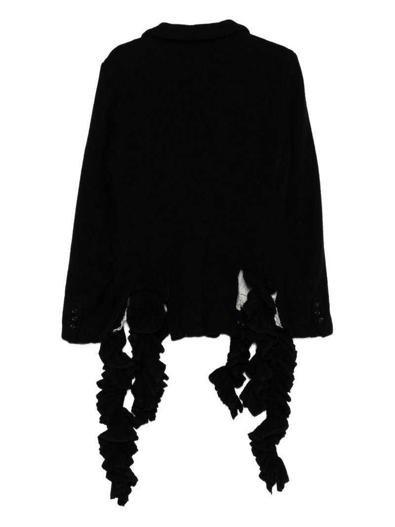 BLACK COMME des GARÇONS pointed-collar blazer outlook