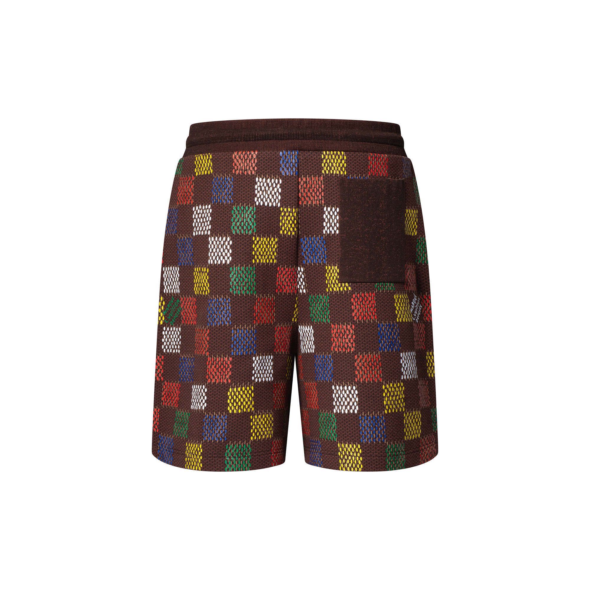 Jacquard Damier Cotton Jersey Shorts - 3