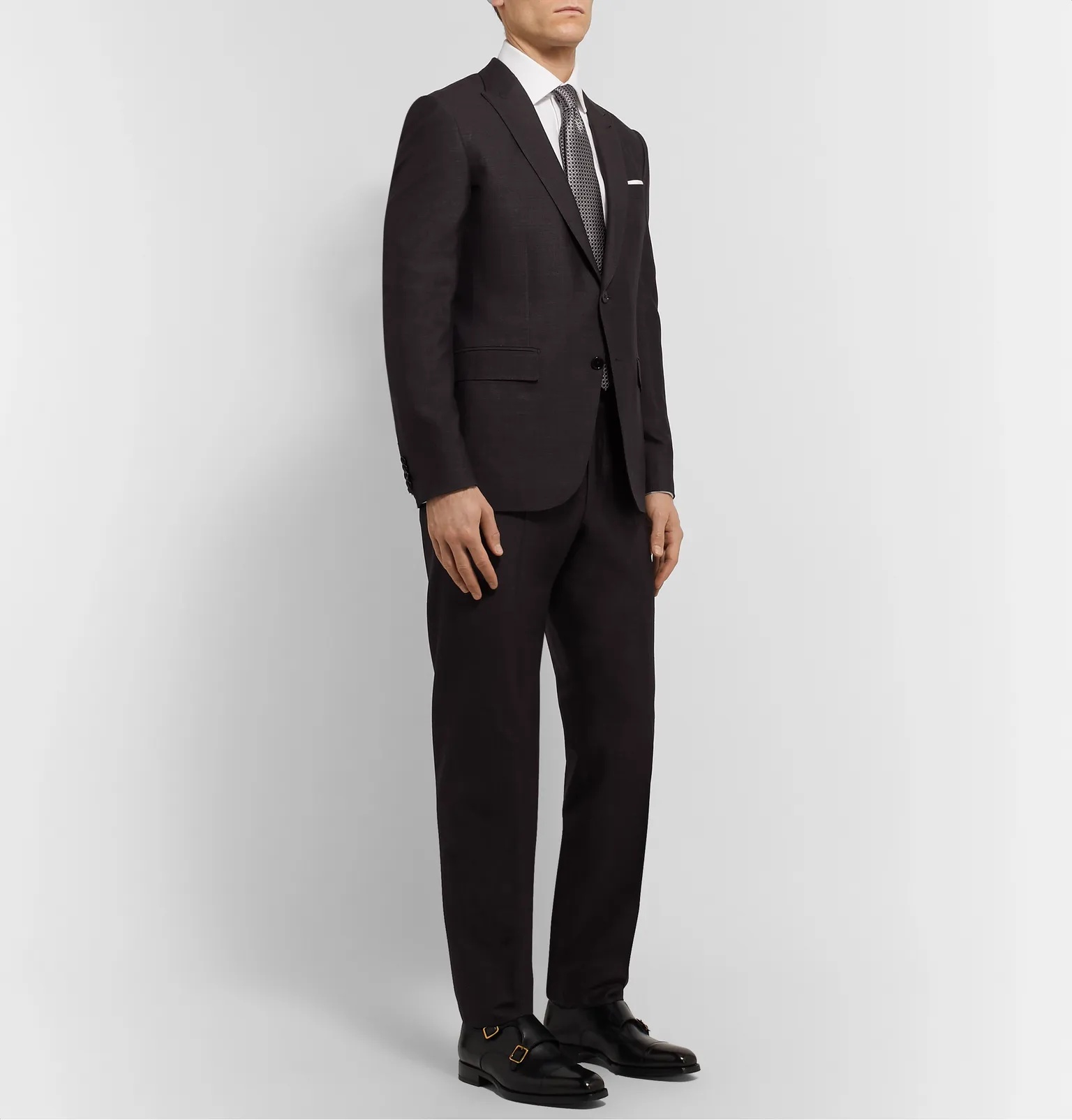 Slim-Fit Silk and Wool-Blend Suit - 2