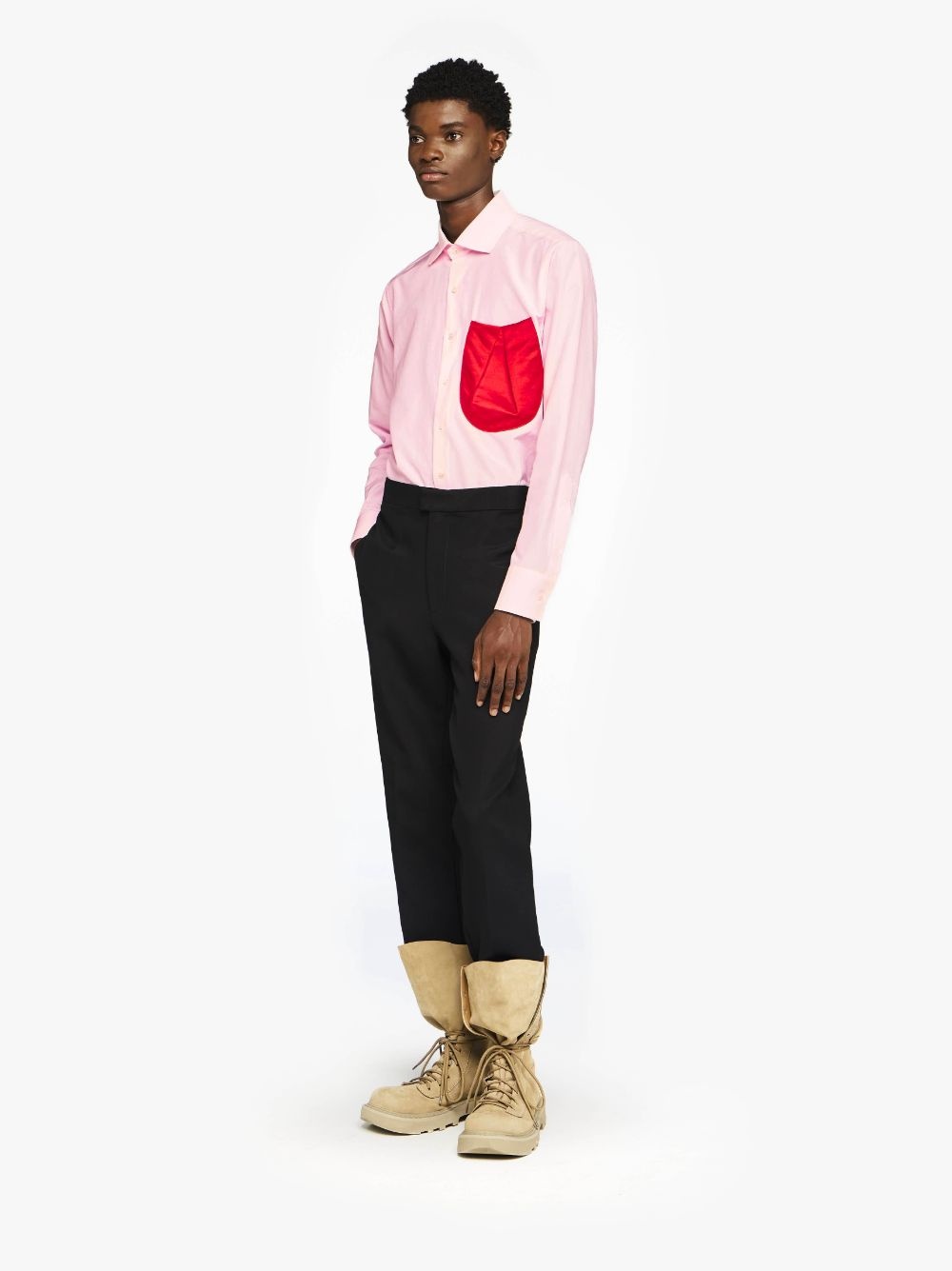 SATIN BALLOON POCKET SHIRT - 4