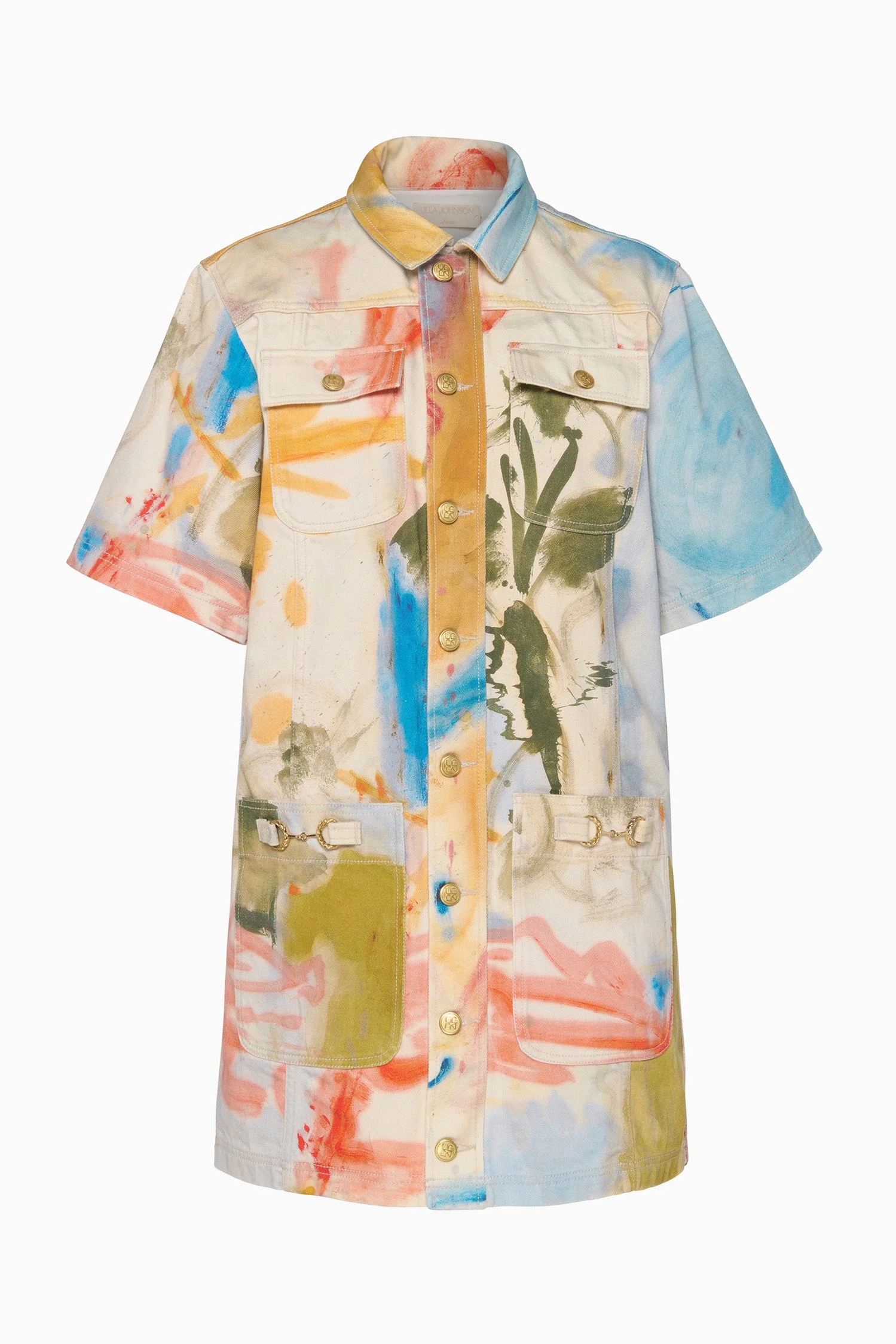 The Painters Denim Mini Dress - 1