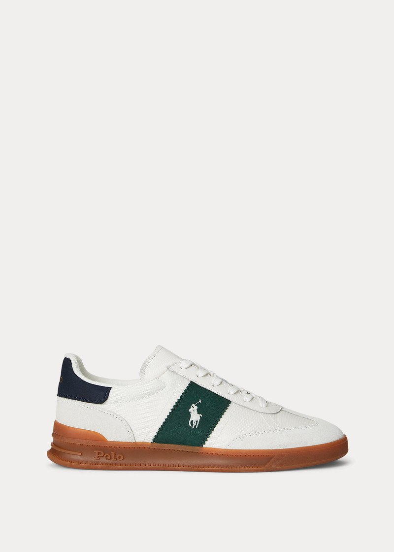 Heritage Aera Suede-Paneled Sneaker 1