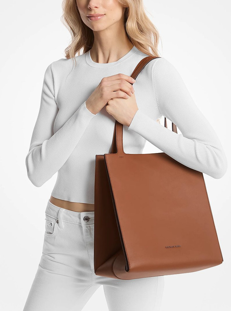 Jordi Large Leather Tote Bag 4
