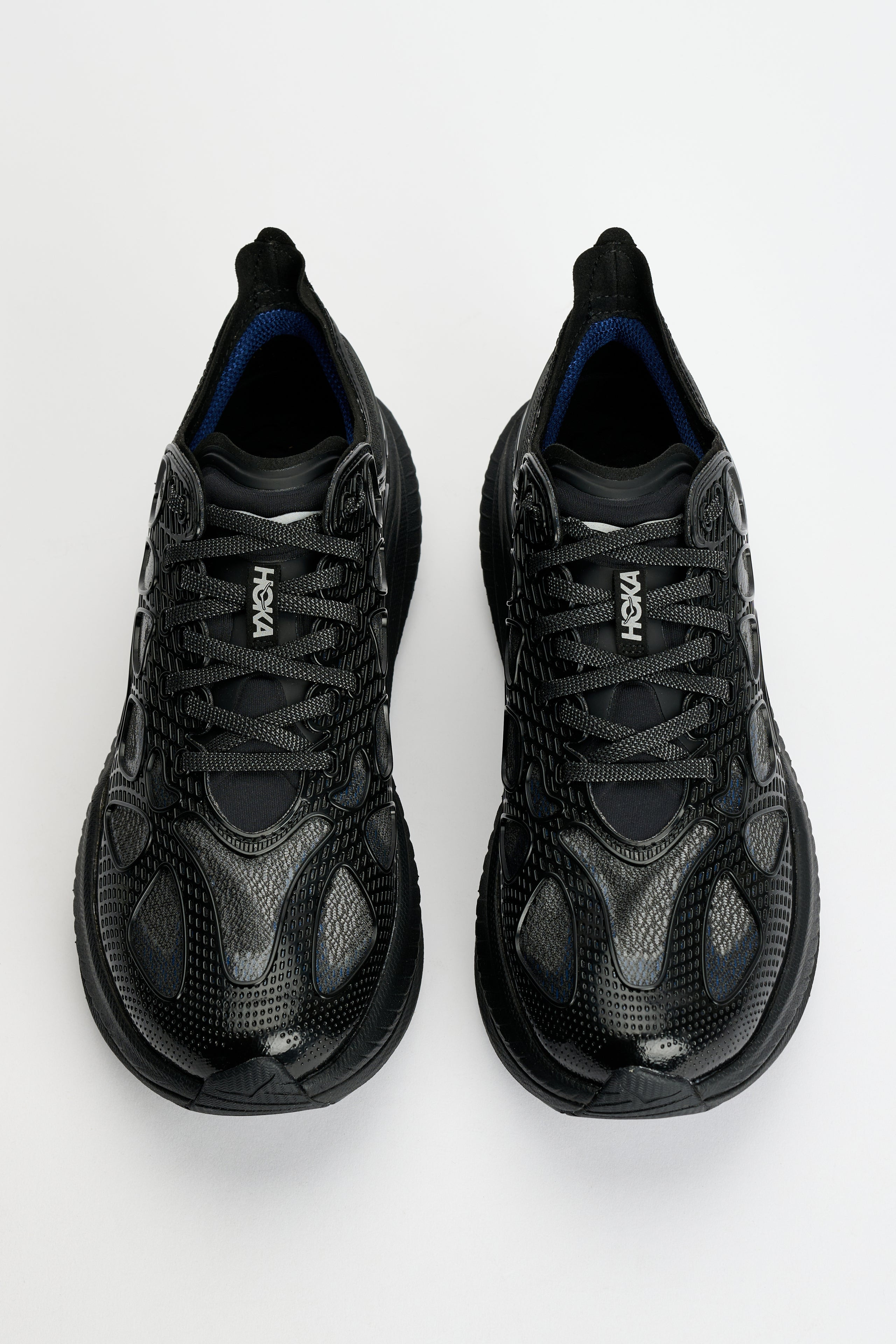 HOKA U MACH X CAGED BLACK / MIDNIGHT BLUE - 2