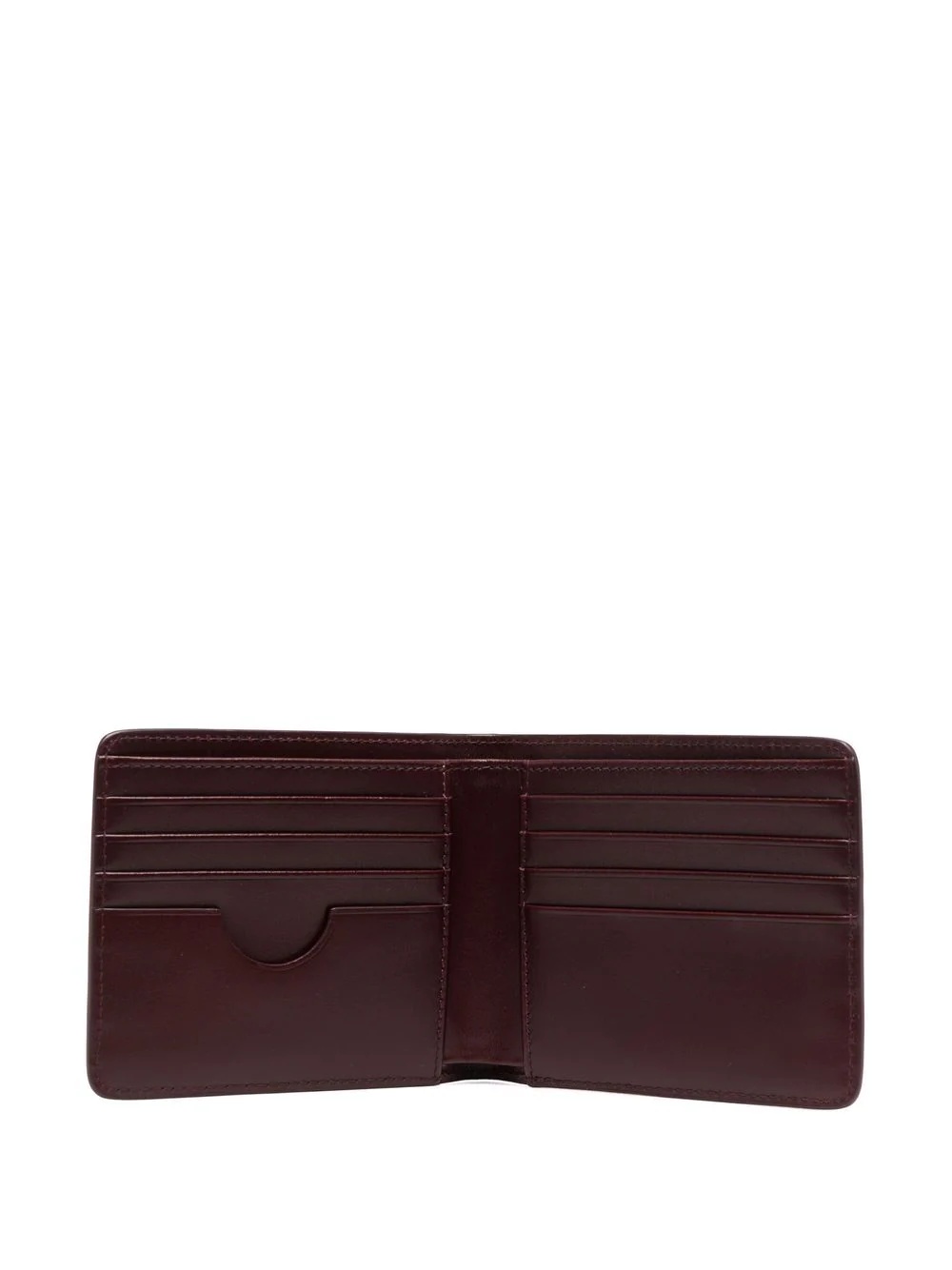 logo-print leather cardholder - 3