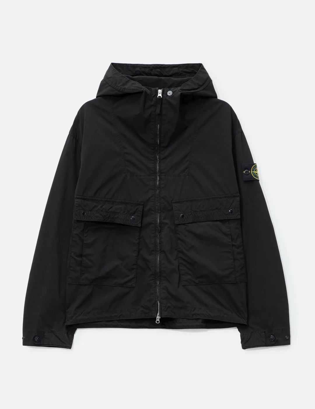 LIGHT COMPACT TOUCH POLY-TC HOODED JACKET - 1