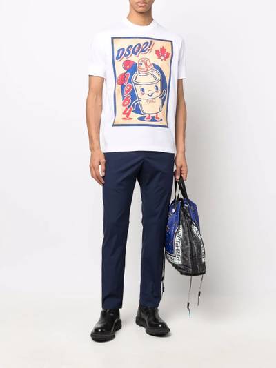 DSQUARED2 graphic-print T-shirt outlook