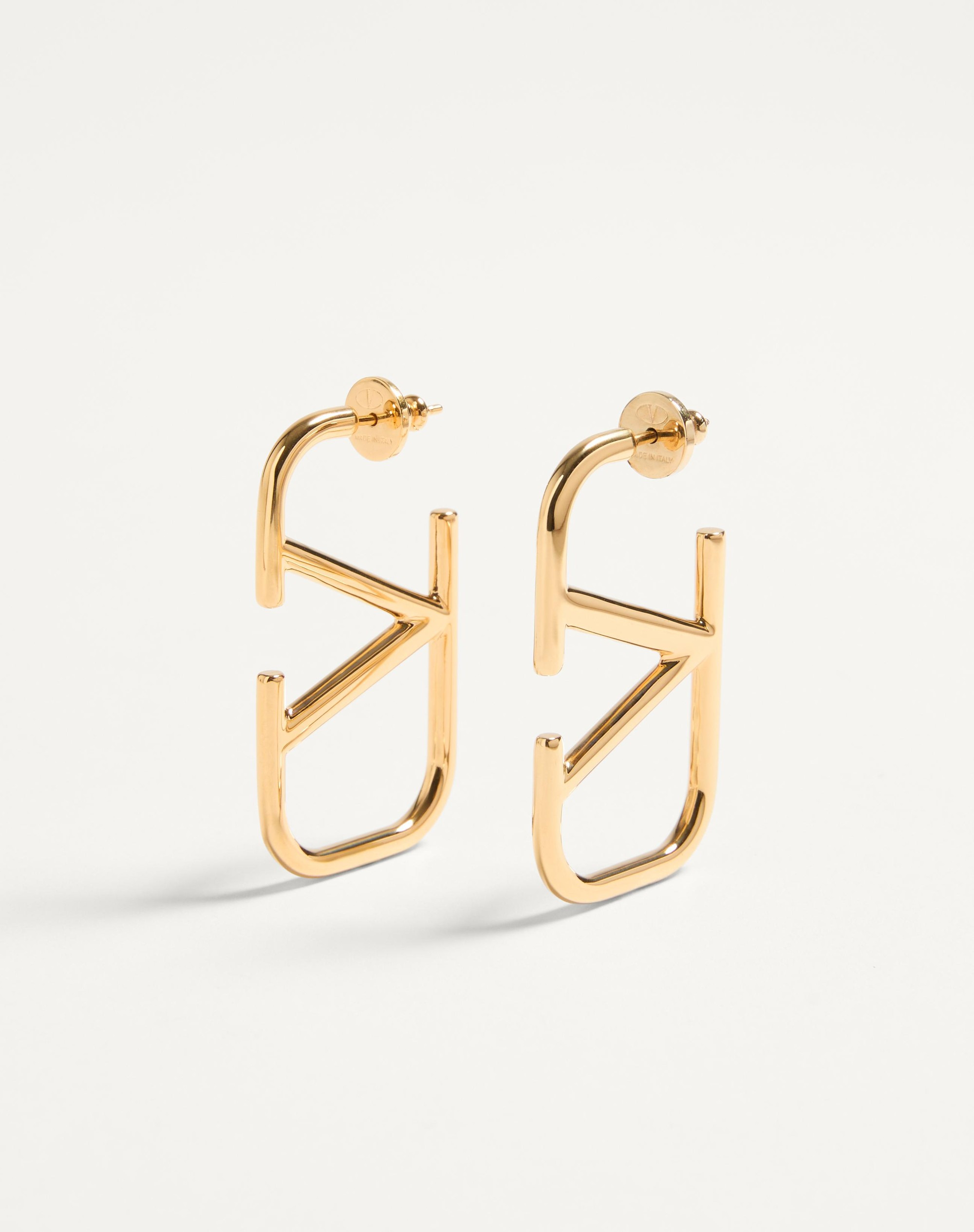 VLOGO SIGNATURE METAL EARRINGS - 3