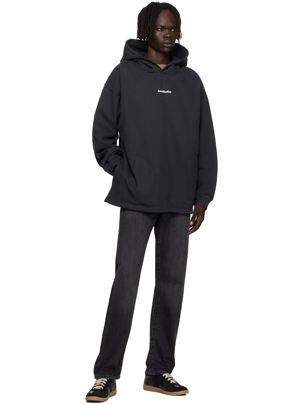 Black Faded Jeans - 4