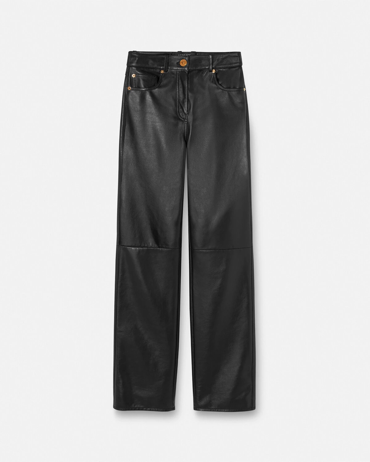 Medusa Leather Trousers - 1