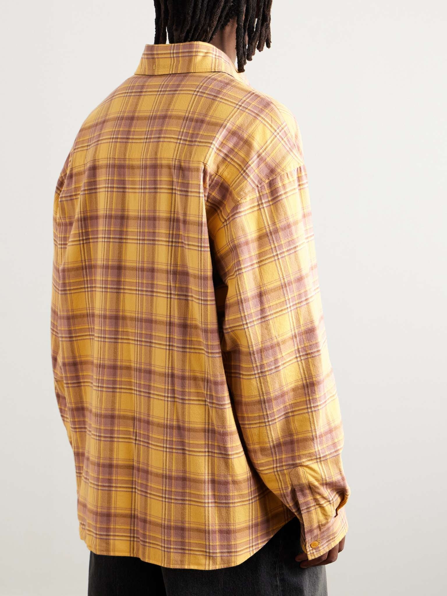 Reversible Checked Cotton-Flannel Shirt - 4