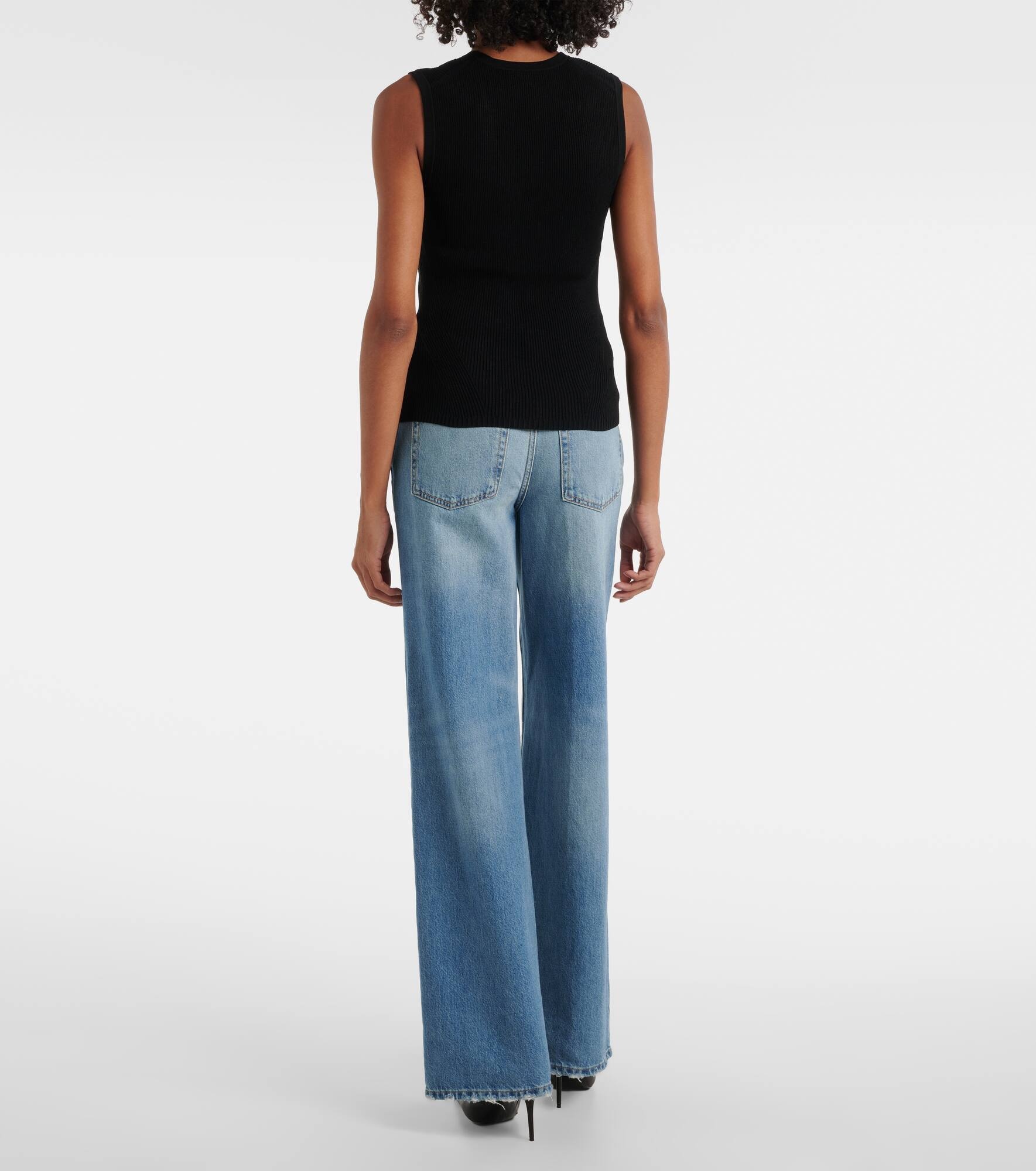 Sid ribbed-knit top - 3
