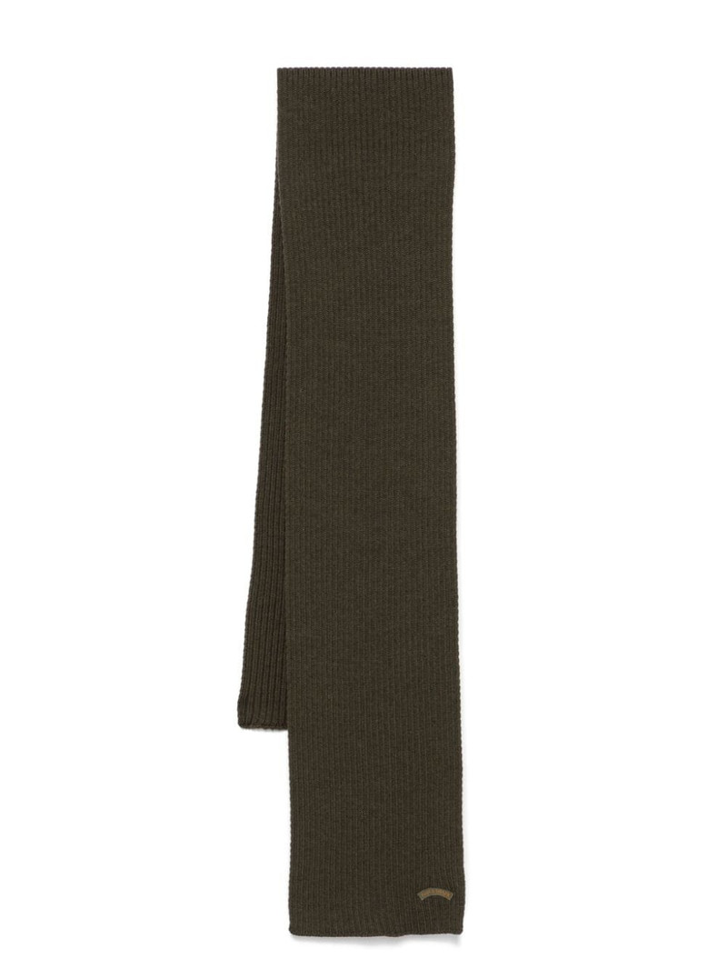 logo-patch scarf 1