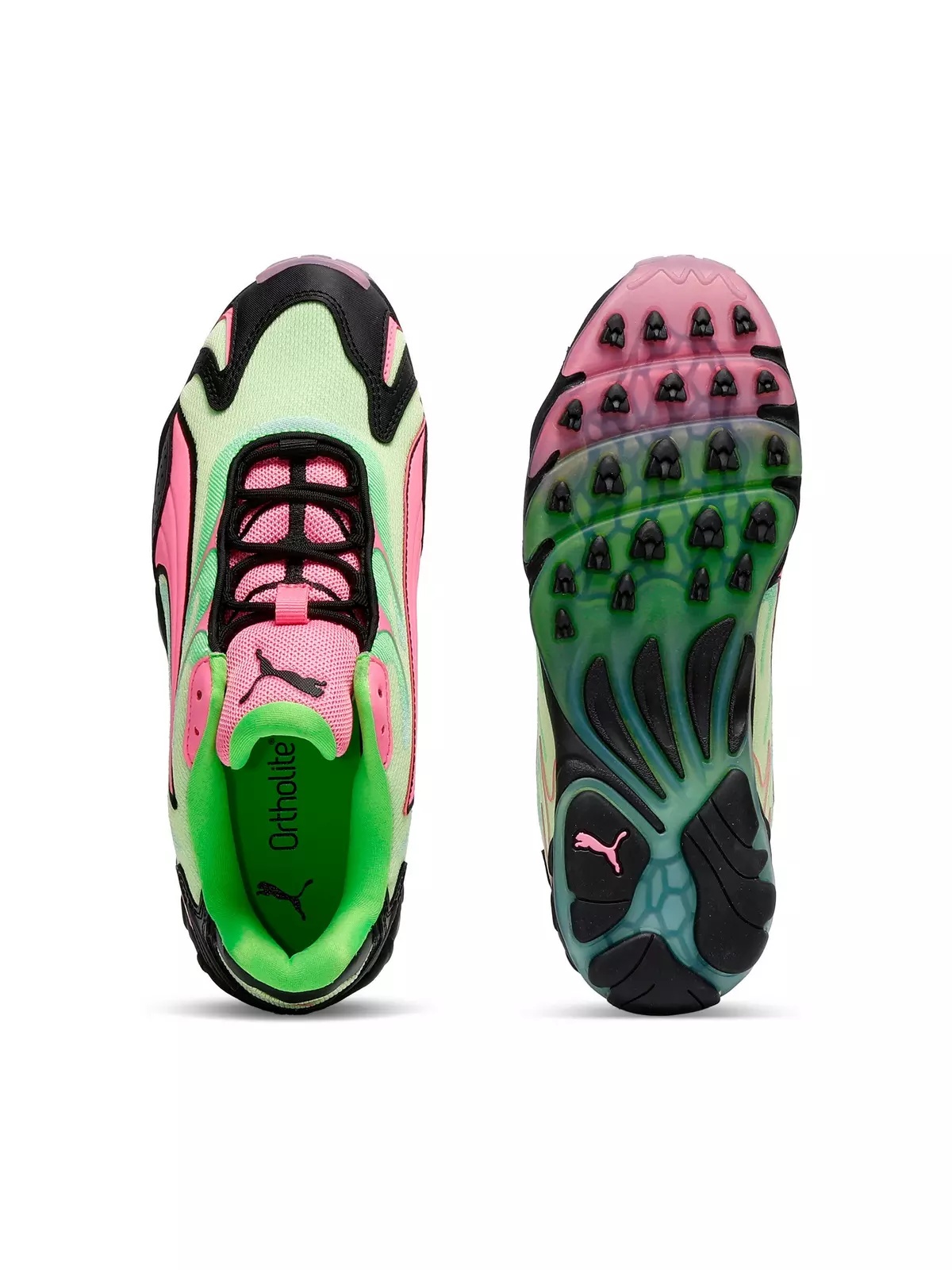 PUMA Inhale Speed Style "Fresh Yellow/Pitch Green" Women's Shoe - 4