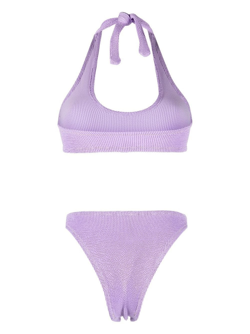 Reina Olga Pilou seersucker halterneck bikini outlook