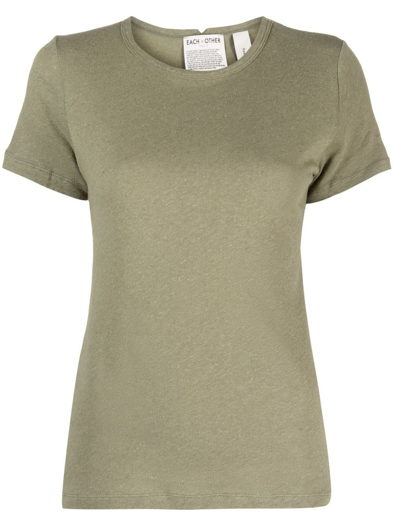 short-sleeve mélange T-shirt 1