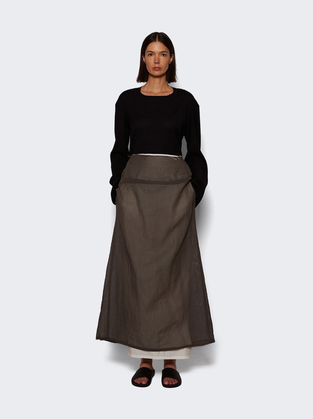 Zaira Skirt Brown - 5