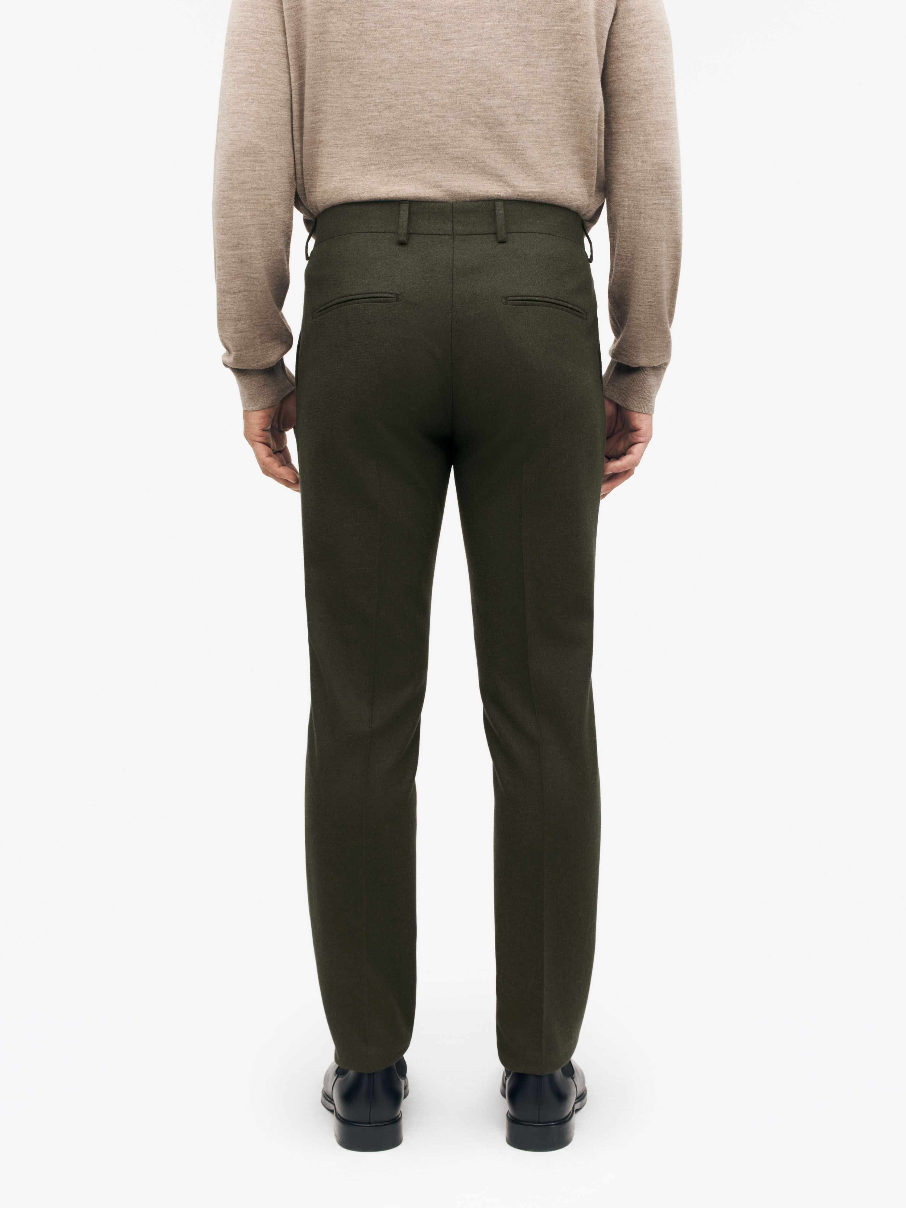 Tenuta Brushed Wool Trousers - 4