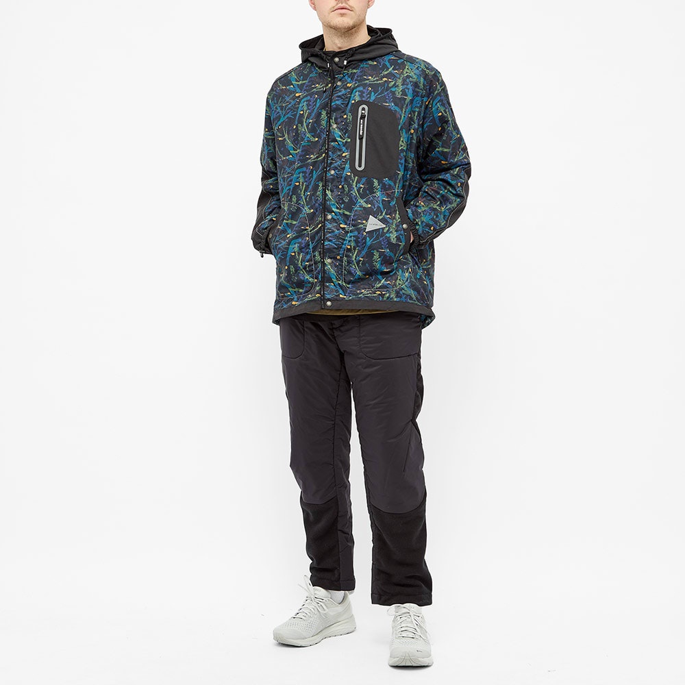 And Wander Printed Vent Hooded Jacket - 6