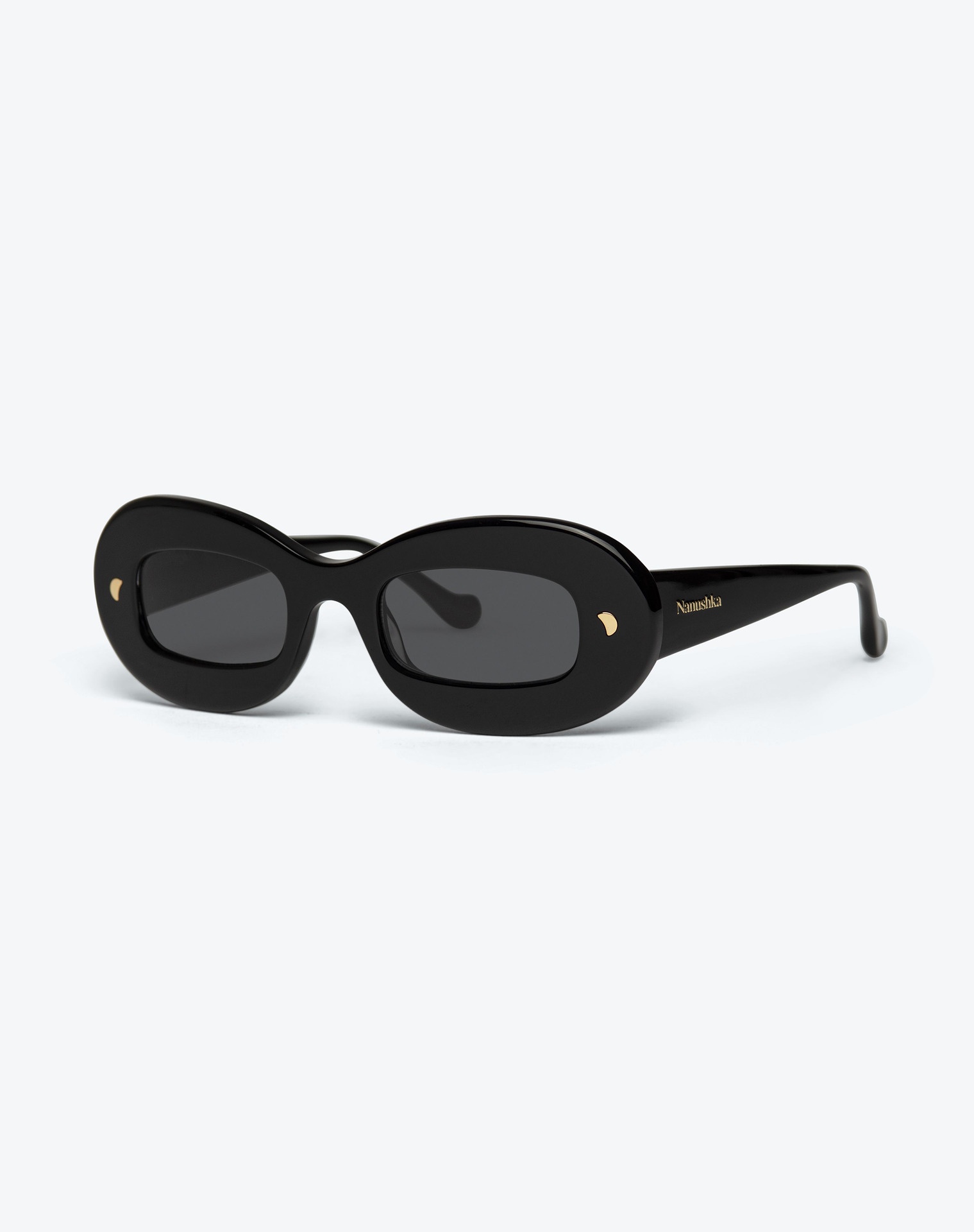 GIMMA - Oval-frame sunglasses - Black - 1