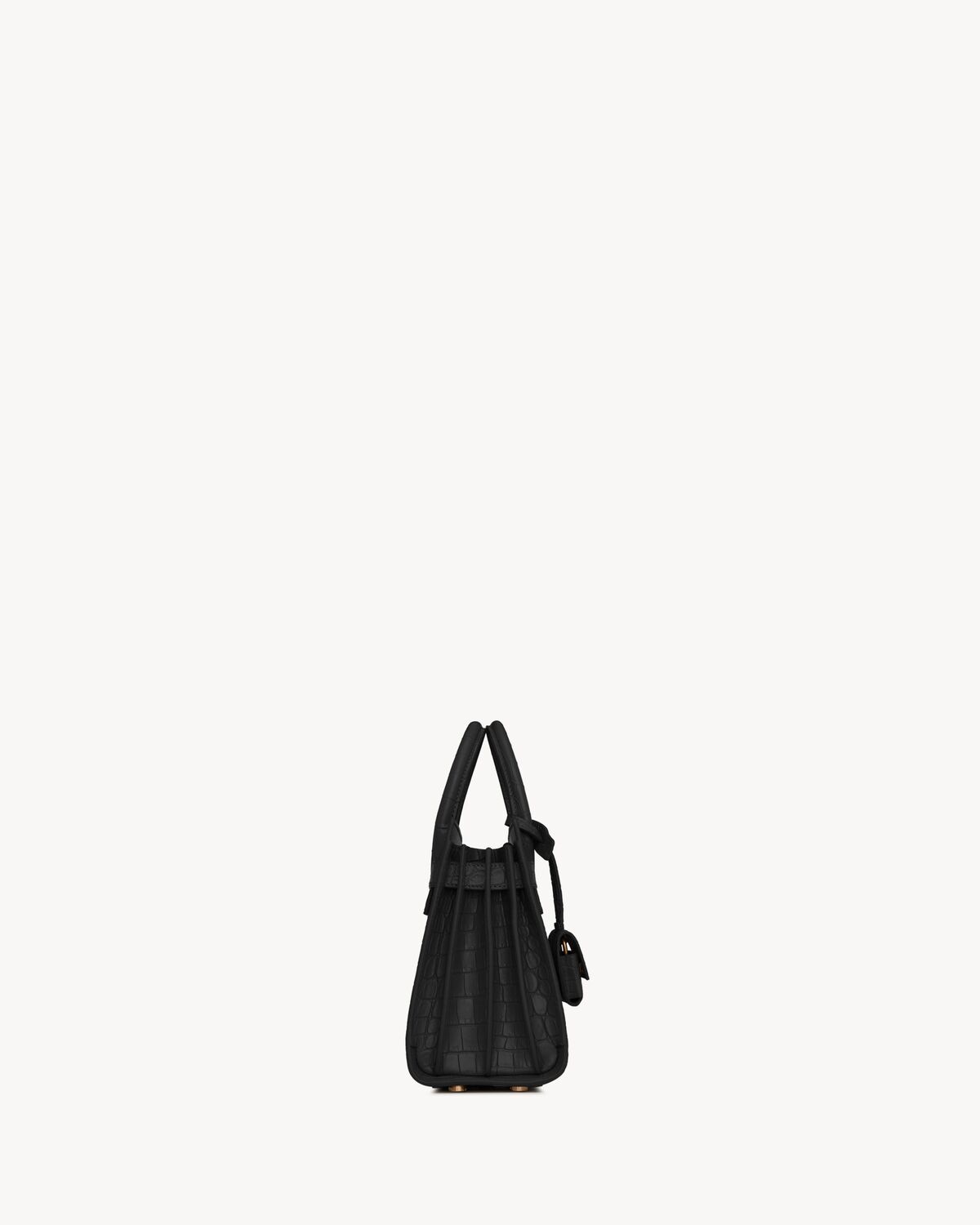 SAC DE JOUR NANO IN MATTE CROCODILE EMBOSSED LEATHER - 3