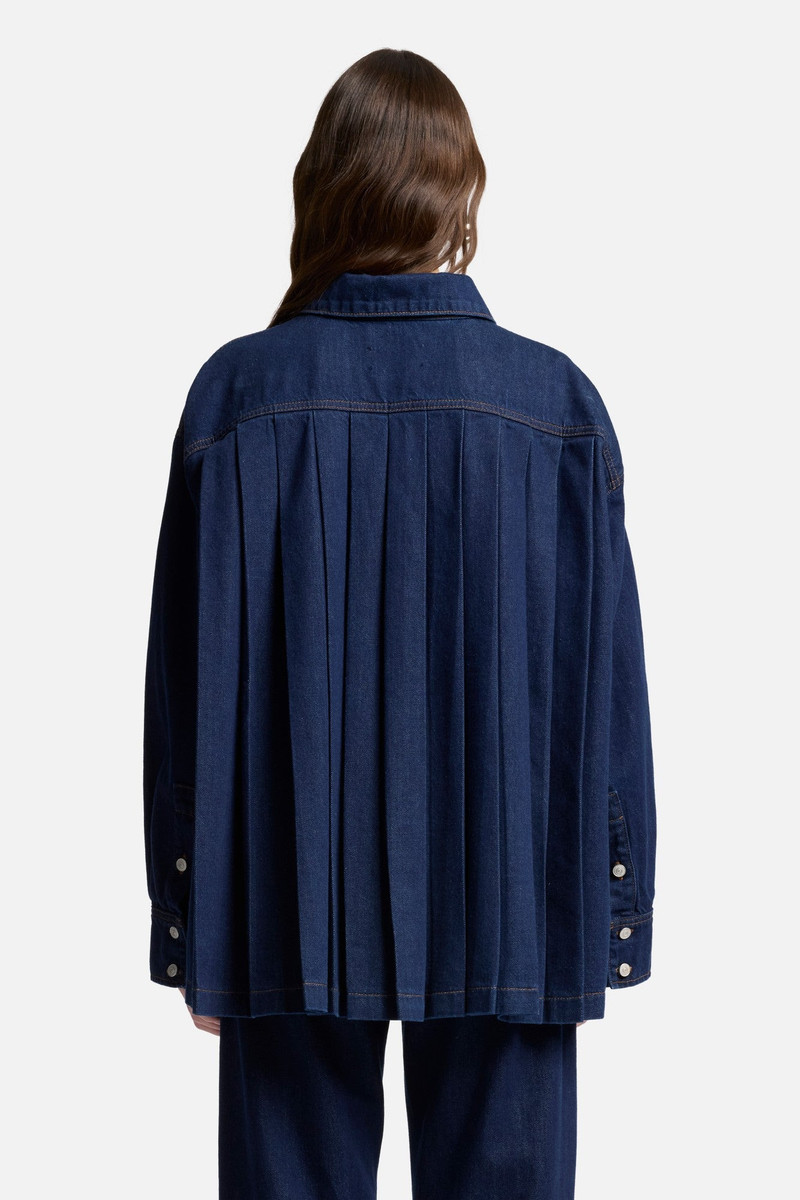 MANKIND Pleated Overshirt in Franklin 5