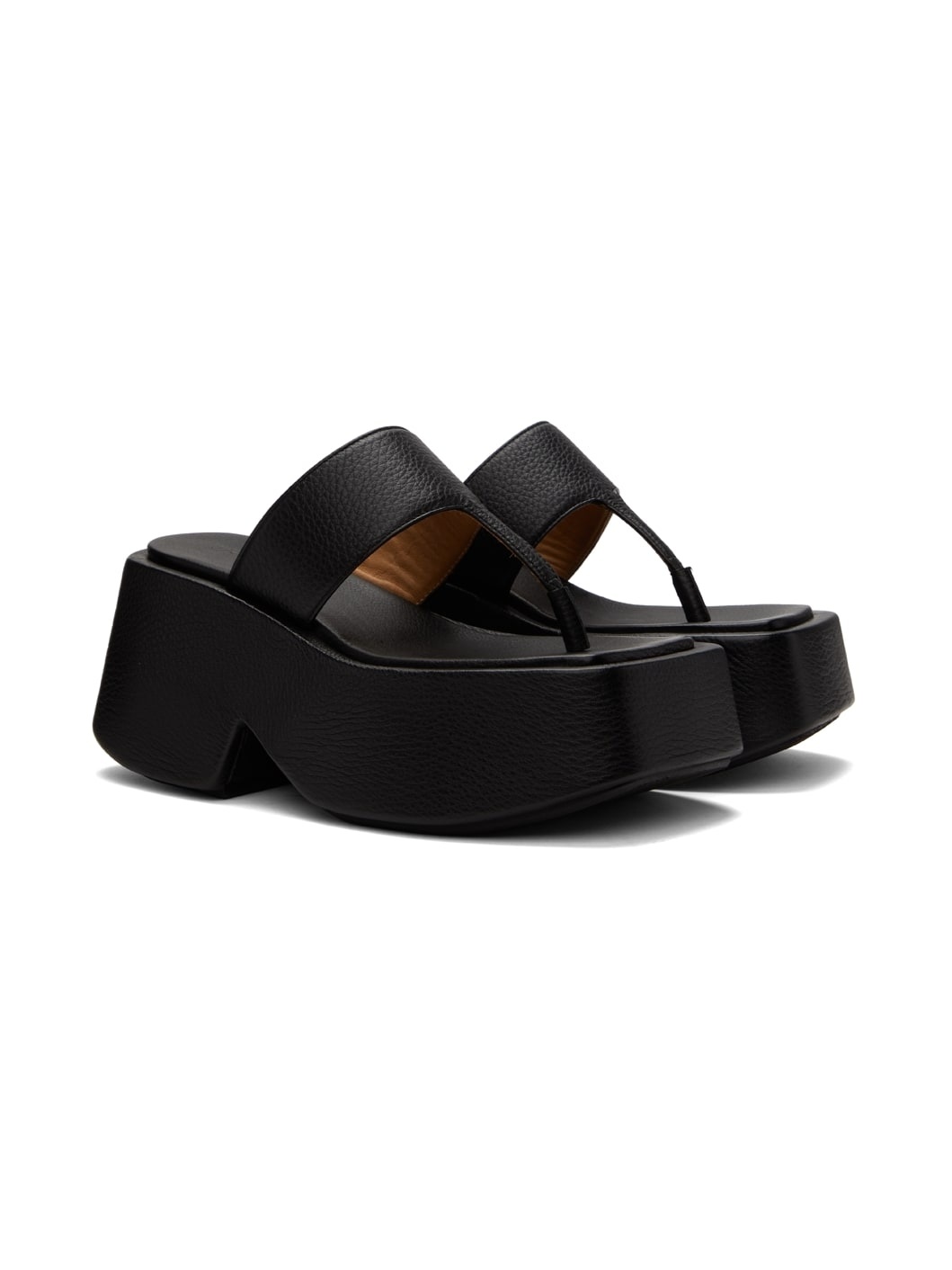 Black Zeppo Infradito Sandals - 4