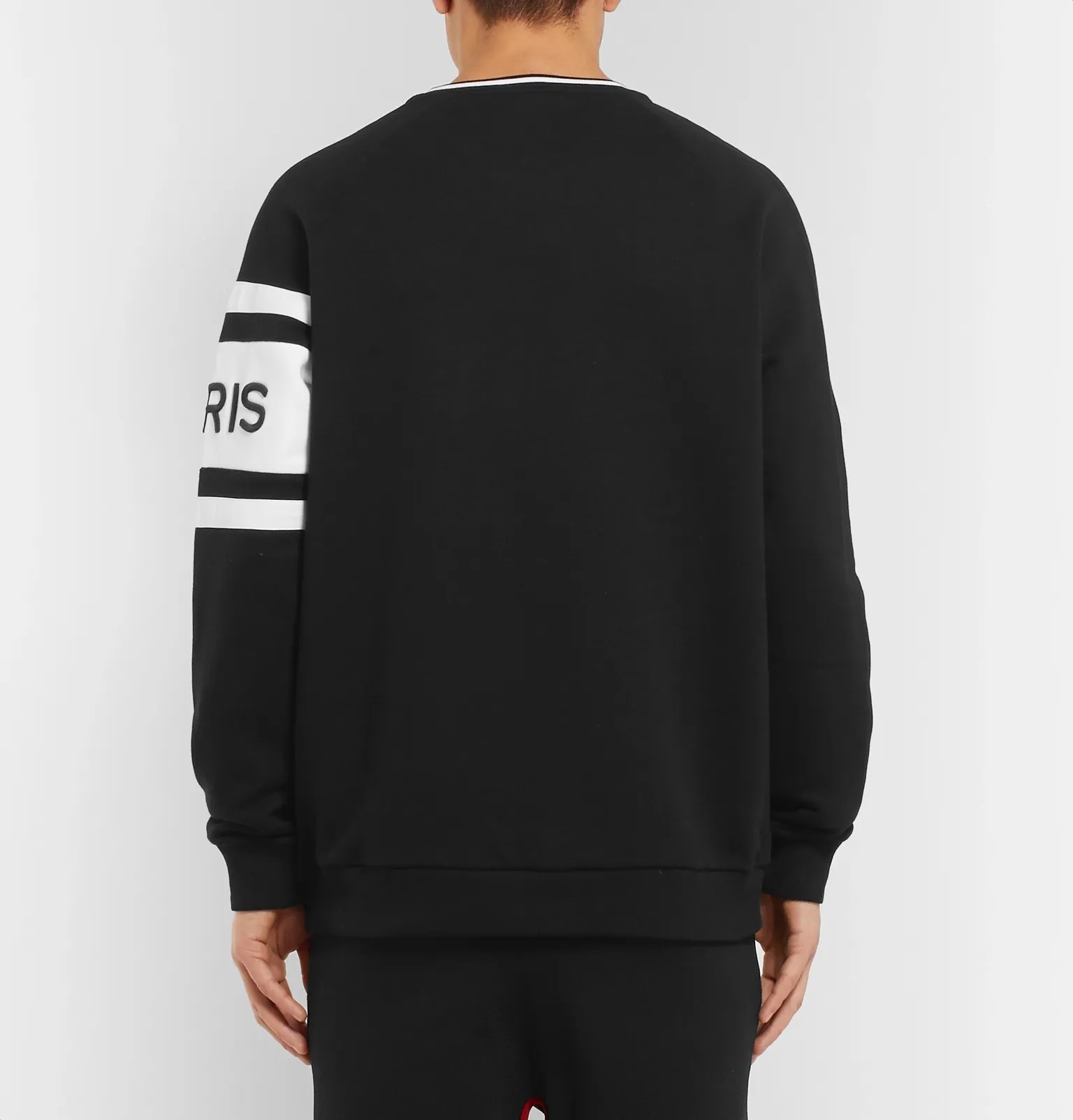 Logo-Embroidered Striped Loopback Cotton-Jersey Sweatshirt - 5