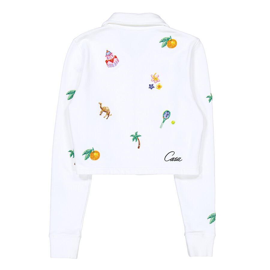 Casablanca Elements En Crayon Cropped Jacket - 6