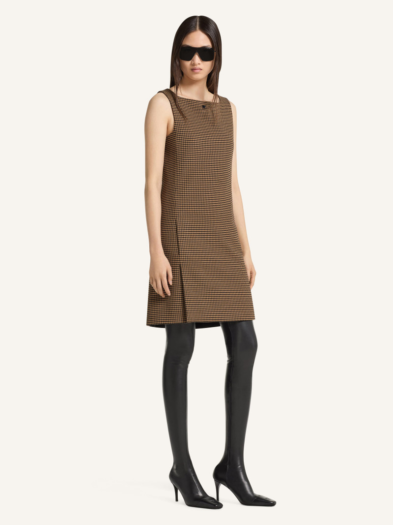 HOUNDSTOOTH SLIT DRESS 3