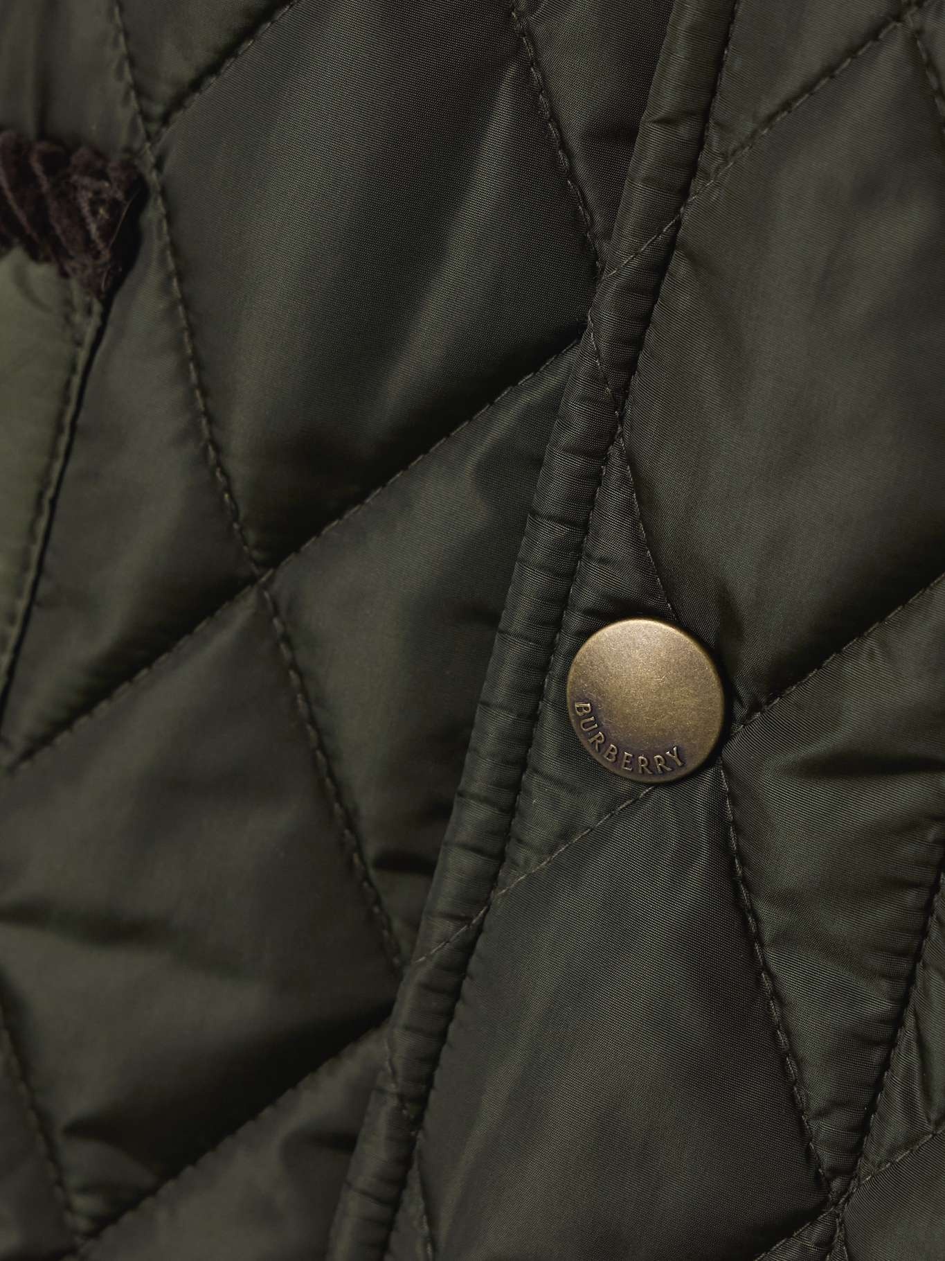 Corduroy-trimmed quilted shell jacket - 5