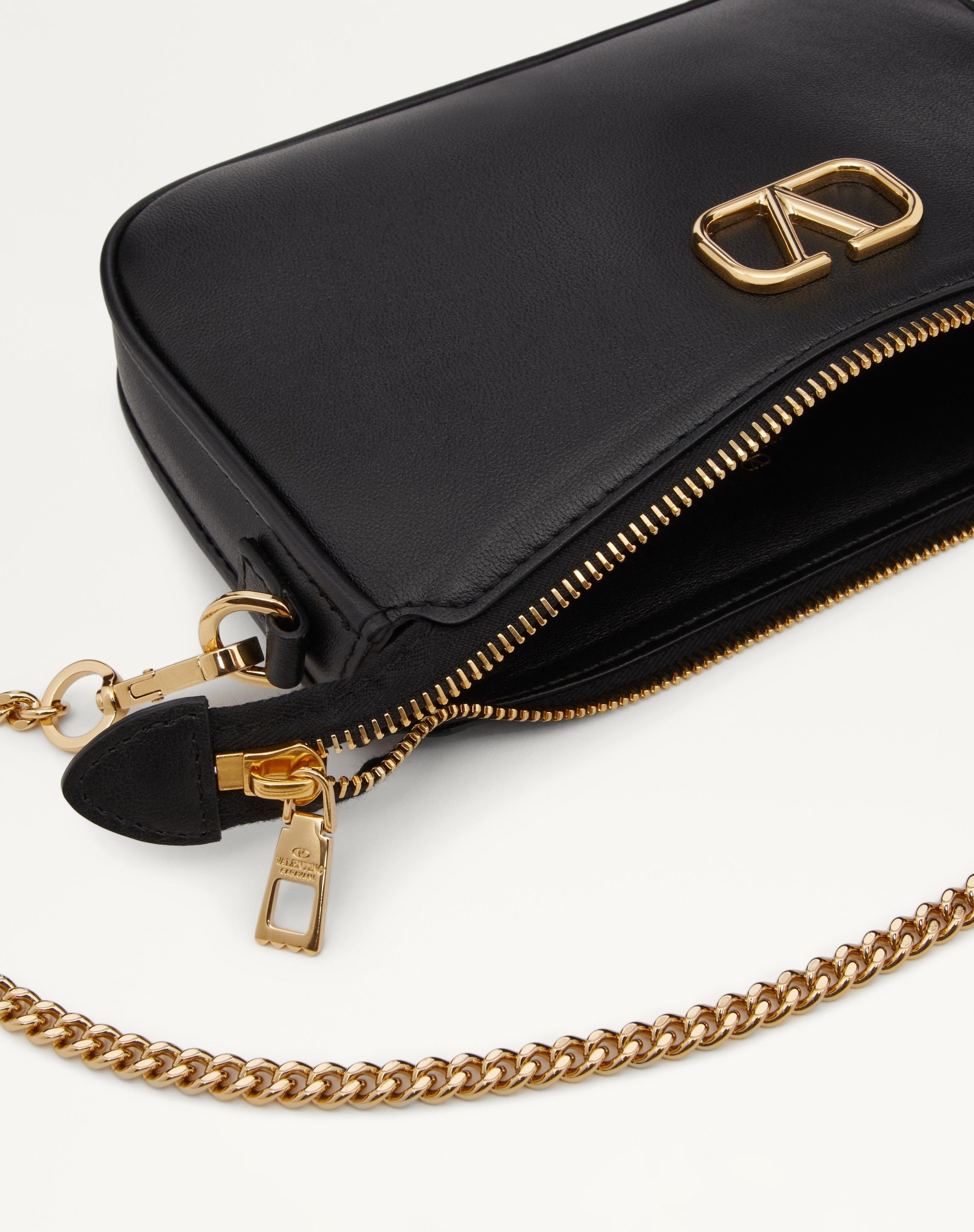 MINI VLOGO SIGNATURE CALFSKIN CROSSBODY BAG - 6