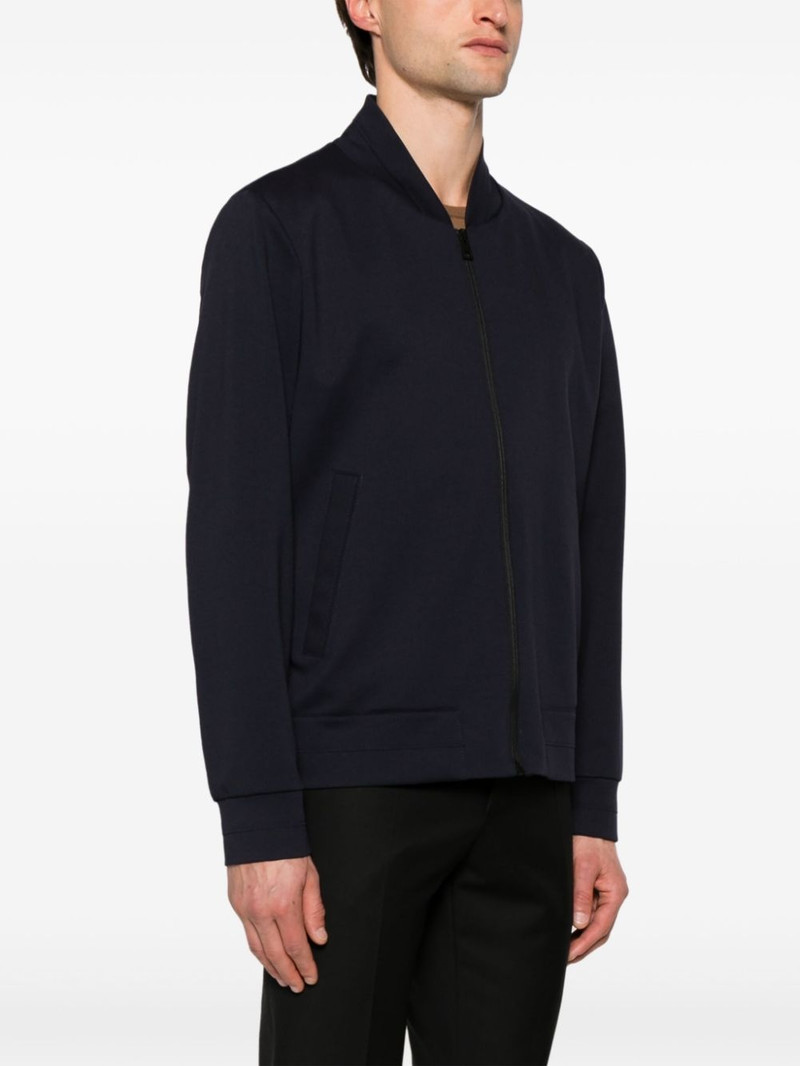 stretch-jersey bomber jacket 3