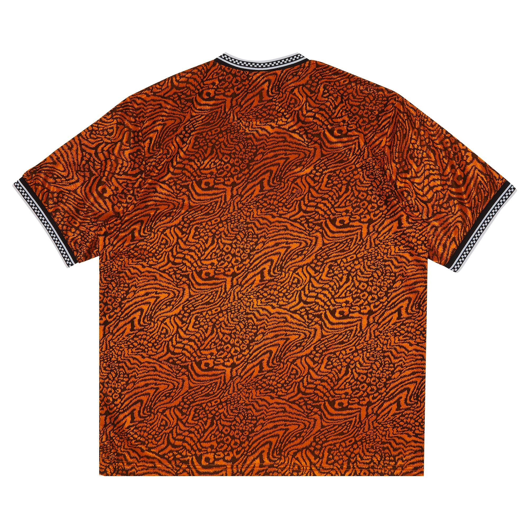 Supreme x Umbro Jacquard Animal Print Soccer Jersey 'Orange'