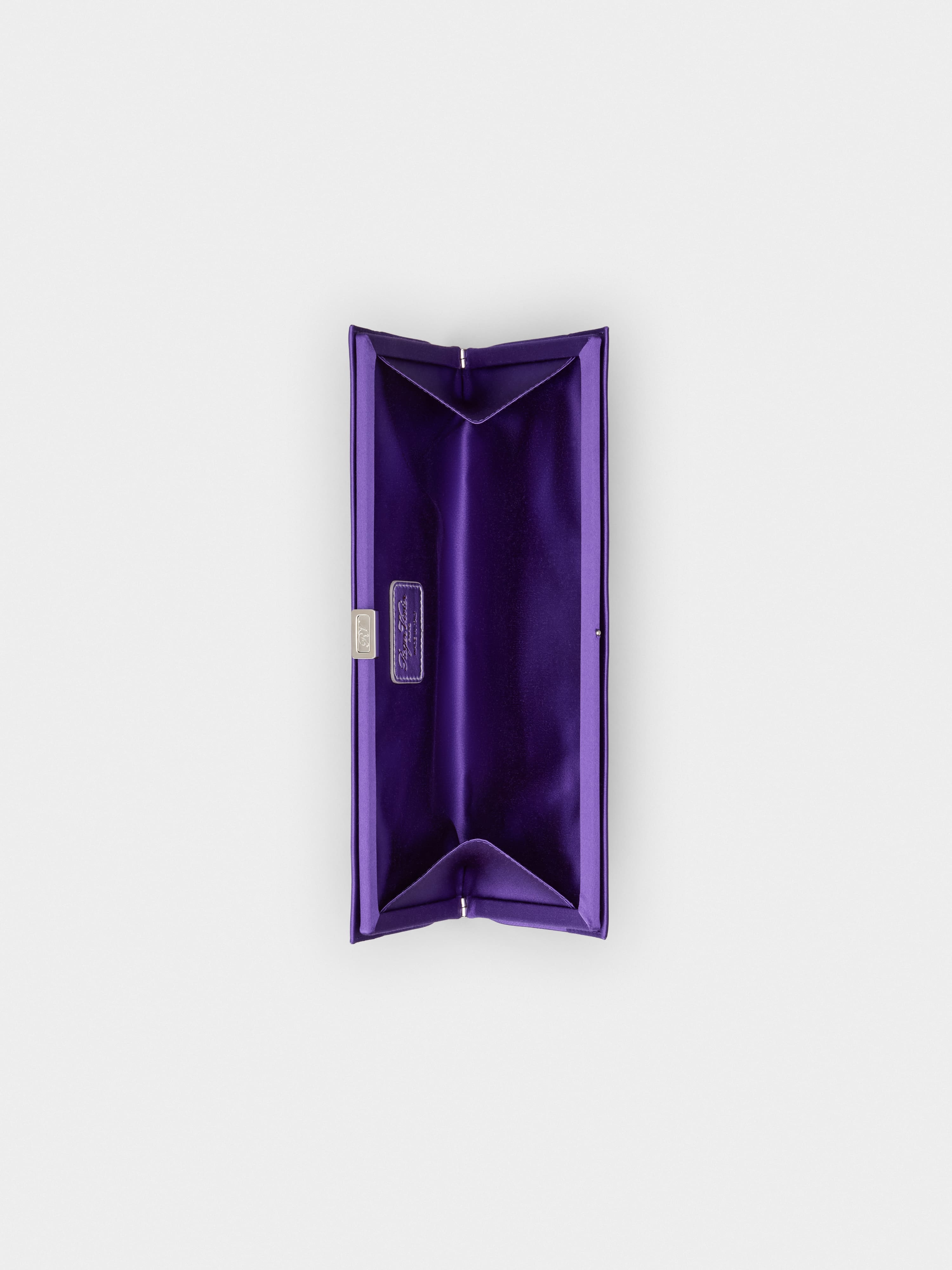 Pilgrim Buckle Clutch in Satin - 5