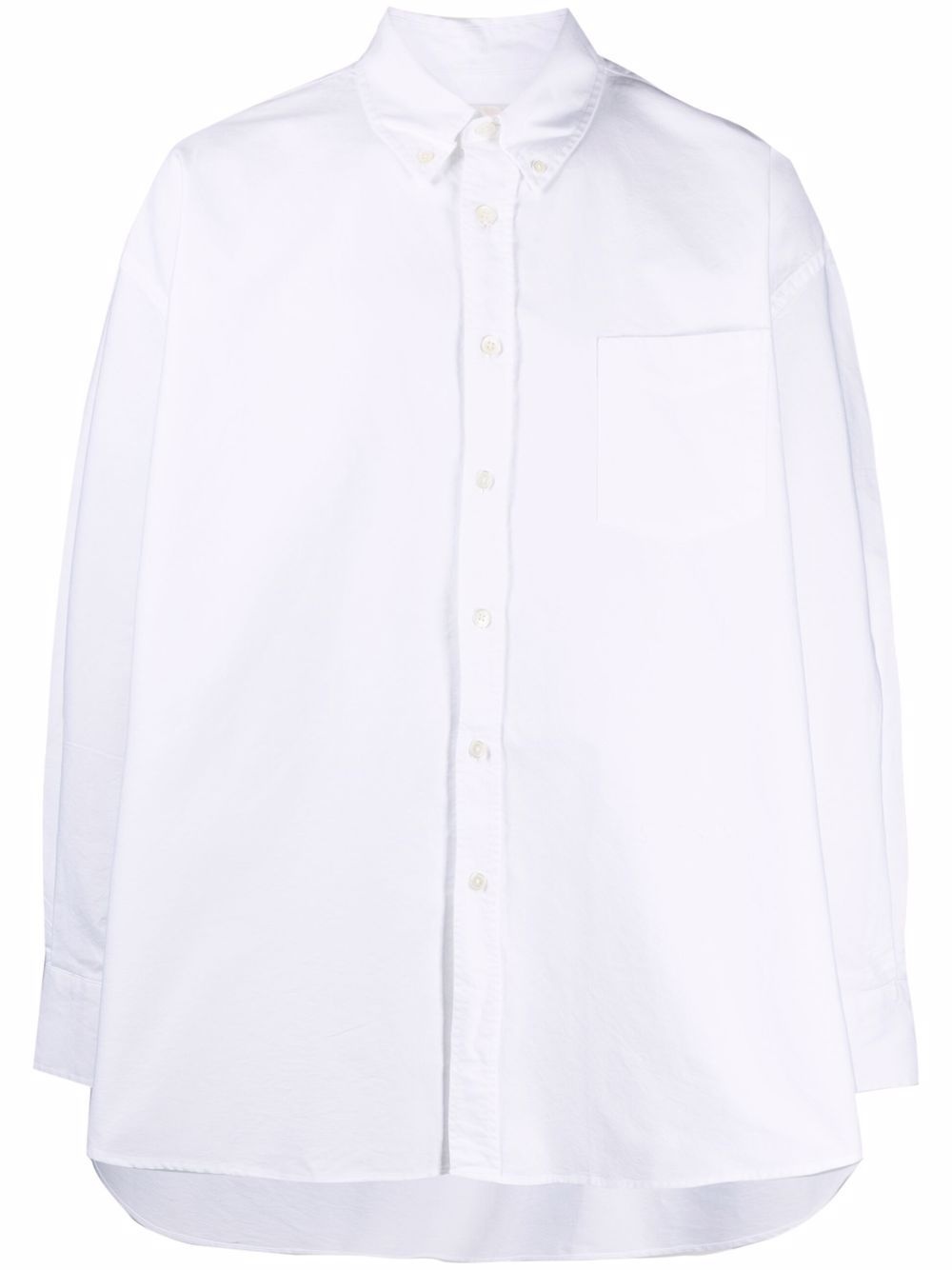 button-down cotton shirt - 1