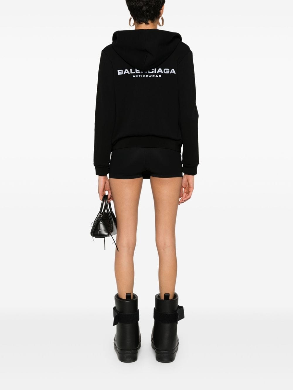 BALENCIAGA＊パーカー（Activewear jersey full-zip hoodie） BALENCIAGA Activewear zip-up hoodie | REVERSIBLE